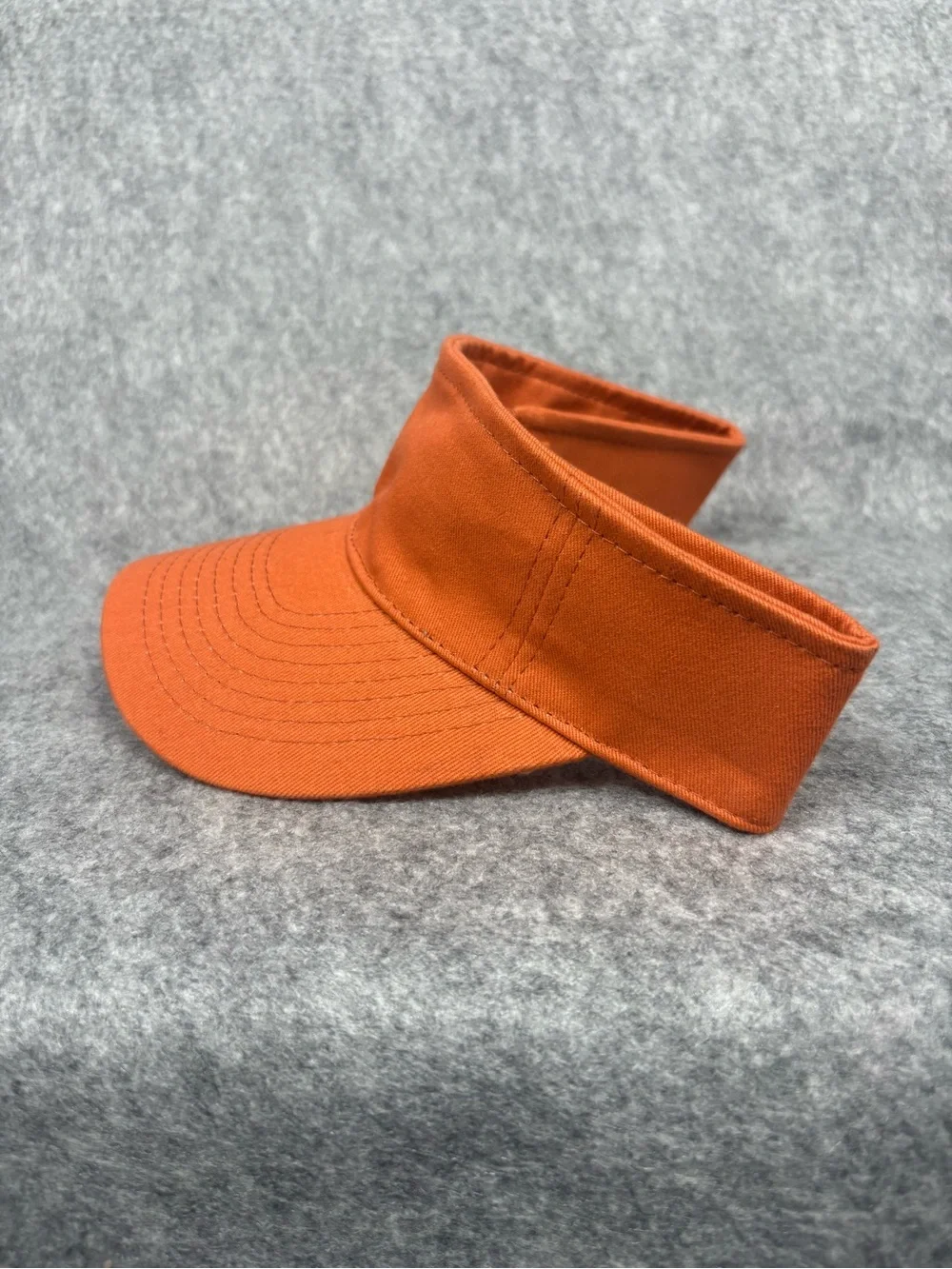 Vintage Nissun Burnt Orange Adjustable Cotton Visor